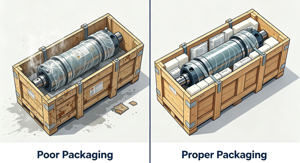 Poor Export Packaging Leads to Rust During Ocean Shipment
