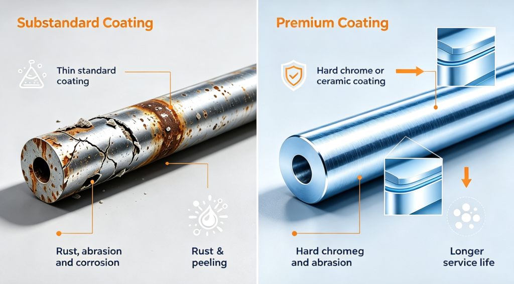 Substandard Piston Rod Coatings Trigger Corrosion & Wear